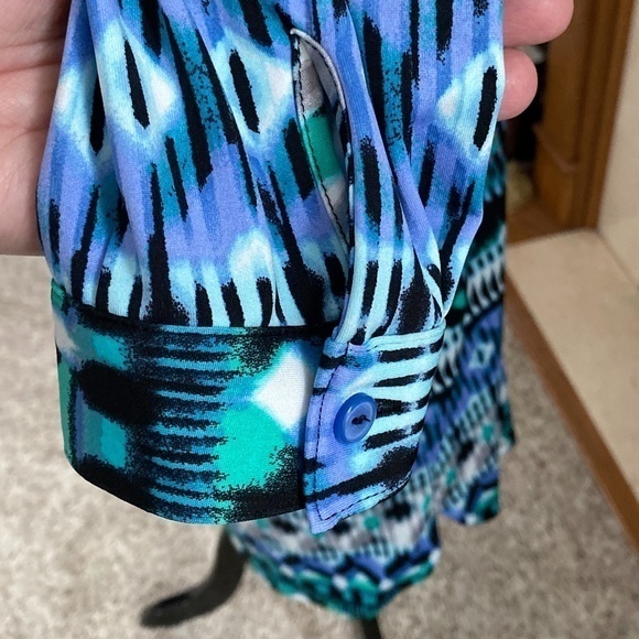 Notations Button Down Shirt Dress Size: PM NWOT - Picture 13 of 15